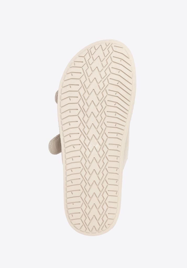 Wittchen Women's Beige Suede Leather Flip-Flops