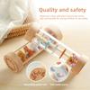 Montessori Baby Rain Stick Rainbow Hourglass Rain Music Rattle Baby Educational Toys Rain Sound Toys Montessori Sensory Toys