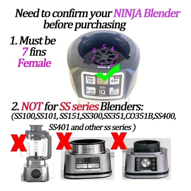 7 Klingen Extraktor-Baugruppe mit Gummidichtung für BL682 NN102 BL642