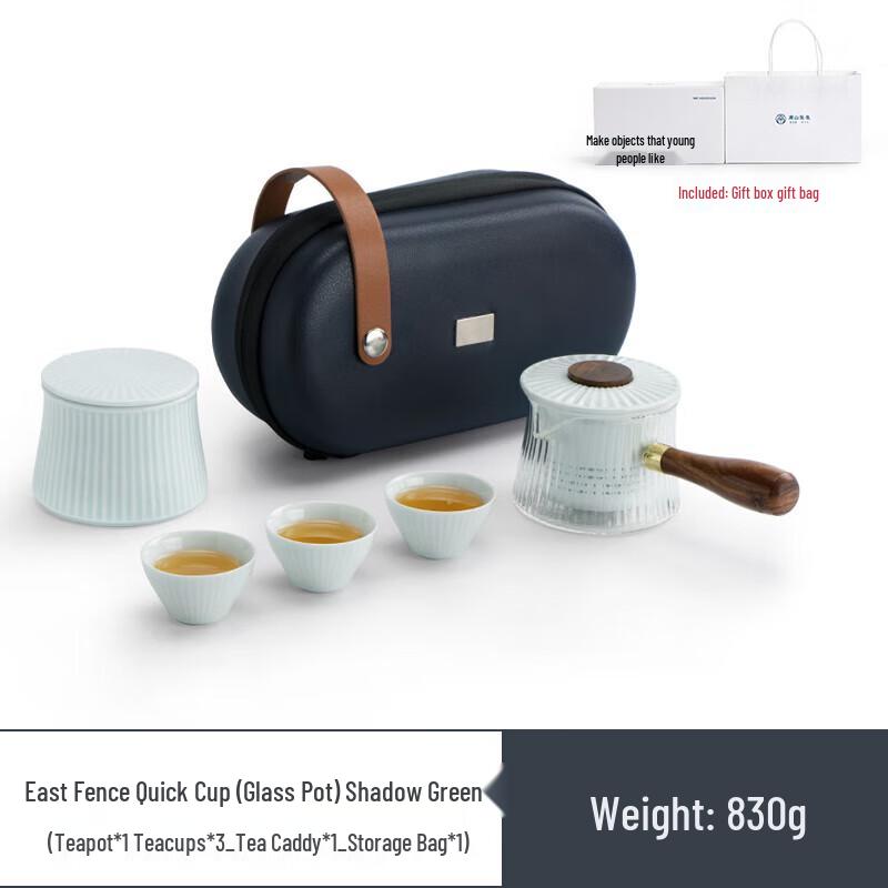 

Portable Ceramic Kung Fu Tea Set