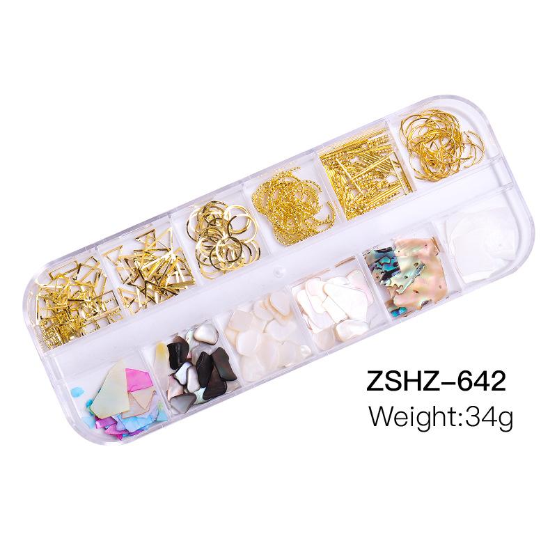 Japanese Ultra-Thin Symphony Nail Art Shell Piece Jewelry Natural Versatile Abalone Piece Nail Accessories