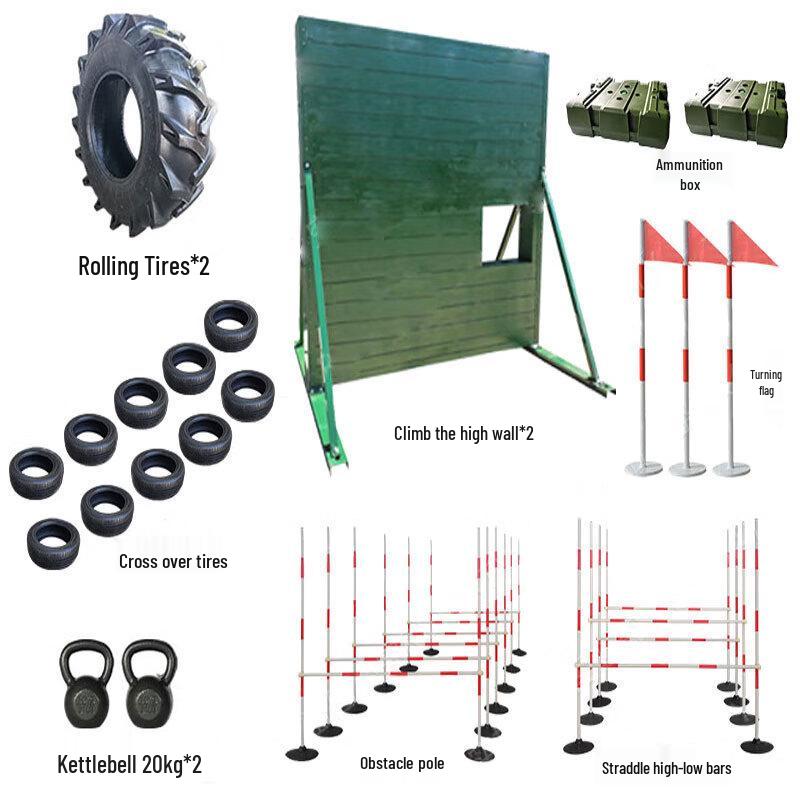 Mojiesi 400m Obstacle Course Training Equipment