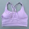Women's Shockproof Multi-Strap Sports Bra with Chest Pad