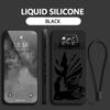 Anime BLEACH Kurosaki Ichigo For Xiaomi Poco Phone Case For X4 X3 F4 F3 NFC M5 M4 M3 GT S Pro 4G 5G Liquid Left Rope Cover