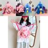 Stitch Plush Backpack For Kids With Zipper Closure And Certificate Pocket
