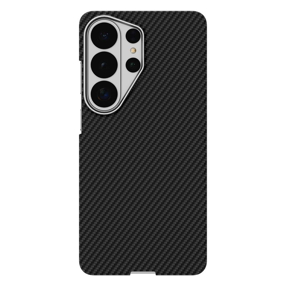 GKK For Samsung Galaxy S26 Ultra Magnetic Case 600D Fine Carbon Fiber Texture Hard PC Phone Back Cover