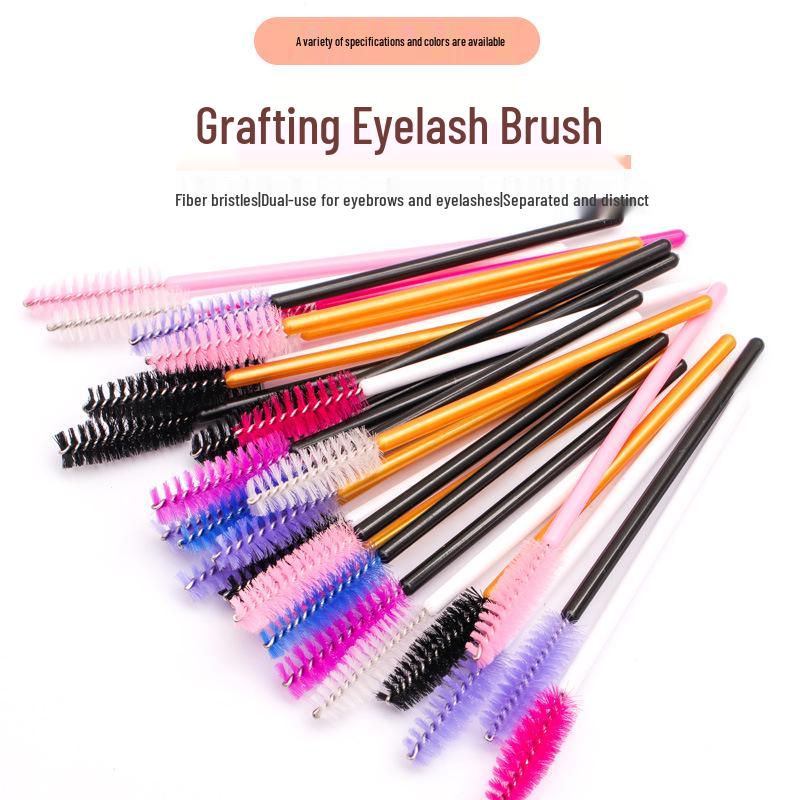 Multi-Color Mini Grafting Eyelash Comb Brush - Disposable and Portable
