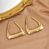 Exaggerated Irregular Geometric Hoop Earrings Fashion Simple Versatile Perfect Women's Daily Parties Dates Wearing Earrings