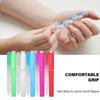 5Pcs Glass Nail File with Case Double Sided Etched Surface Files Professional Glass File Stocking Stuffers For Women