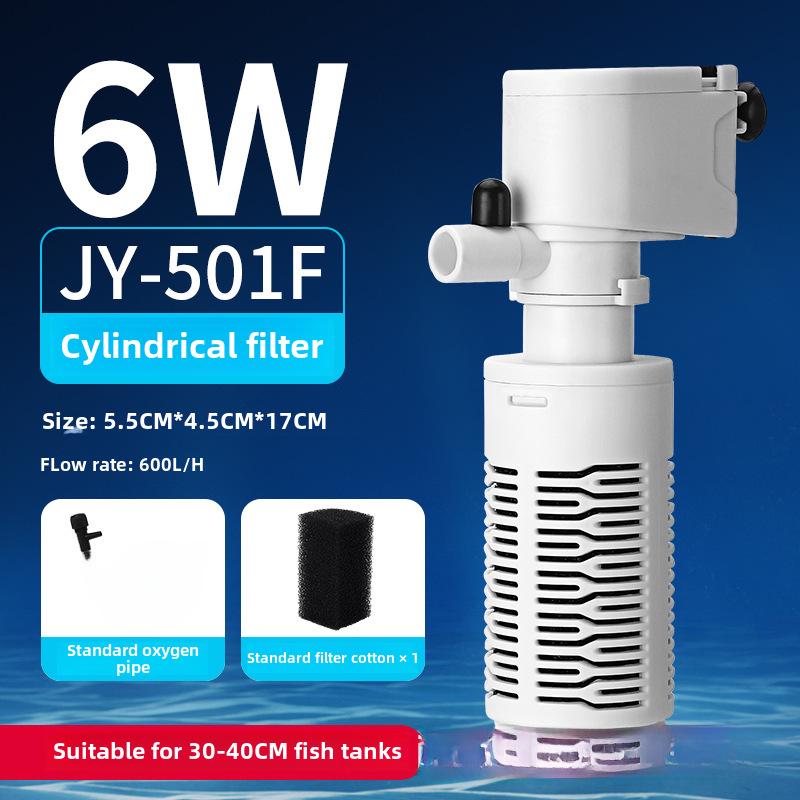 Pompe de filtration d'aquarium 3 en 1: Système silencieux de circulation et d'oxygène pour aquarium