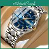 Waterproof Luxury Quartz Watch Men Date Week Luminous Wristwatch Stainless Steel Mens Watches Male Clock Sports