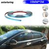 10mm*3M Car Door Window Bumper Decoration Moulding Trim Silver Chrome Strip