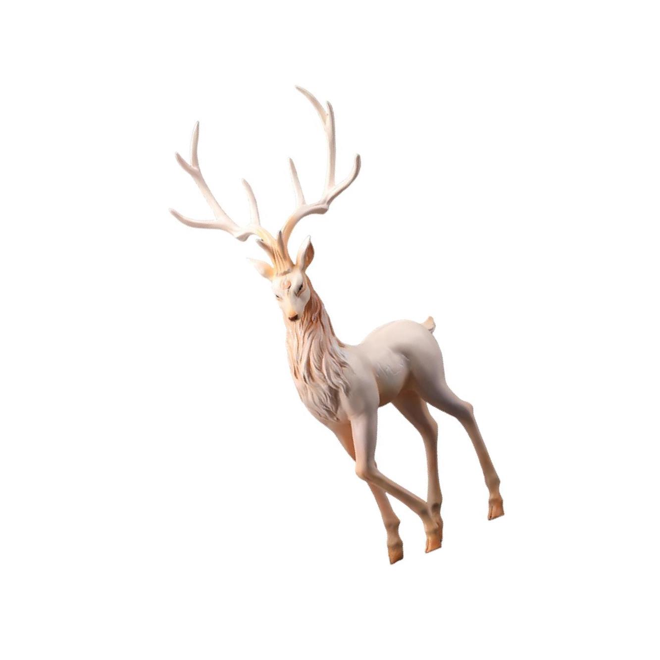 

Deer Decoration Collectible Home Office Reindeer Ornaments Standing