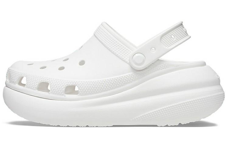 Crocs Crush Clog EVA Clog 5.2cm Unisex White 207521-100 33-34