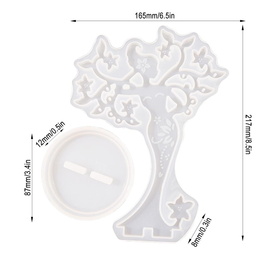 DIY Beauty Shaped Jewelry Holder Silicone Mold Crystal Epoxy Resin Casting Mold Earring Necklace Display Stand Molds