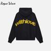 RogueWave American 2000 Clothes Harajuku Style Personalized Wear Logo Hoodies Women's Sweatshirts Gothic Oversized Hoodies Streetwear Tops