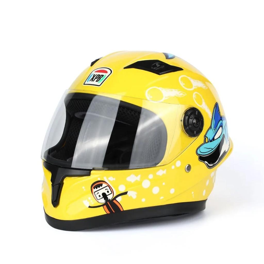 New Children's Motorcycle Helmet Safety Full-face Helmet Mountain Bike ATV Full-face Helmet Four-season Outdoor Sports Riding