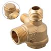 Brand New And High Quality Check Valve 1pc 3 Port Brass Accessories Air Compressor Brass Check Valve Male Threaded
