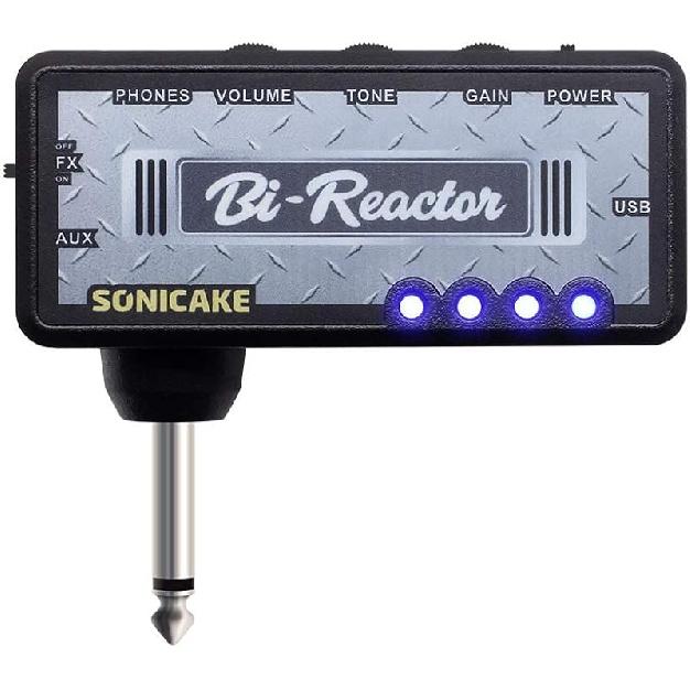 SONICAKE Мини-усилитель для гитарных наушников US Classic Перезаряжаемый Вставляемый Карманный Для Спальни Эффекты Овердрайв Реверберация Bi Reactor Delay Effect