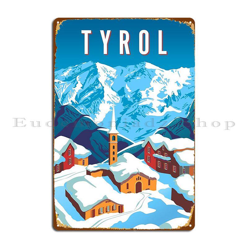 Tyrol Metal Sign Plaques Wall Decor Design Customize Cinema Garage Tin Sign Poster 20x30cm