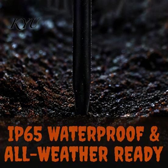 Outdoor Pumpkin Decorations Halloween Solar Garden Stake Light, Metal Decorative Stakes, IP65 Seasonal Backyard Decor Waterproof LED Landscape