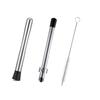Stainless Steel Plastic Lid Hole Punch Reusable Straw Punch Tool  Bubble Tea Cups