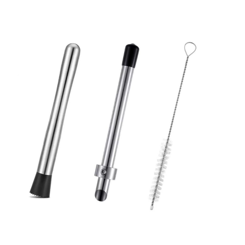 Stainless Steel Plastic Lid Hole Punch Reusable Straw Punch Tool Bubble Tea Cups