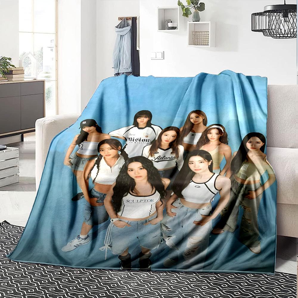 Twice Blanket Ultra-Soft Great for Office Couch Bed Four Seasons Multipurpose Warmthful Decor Ideal Gift For Birthday Valentine'S Day