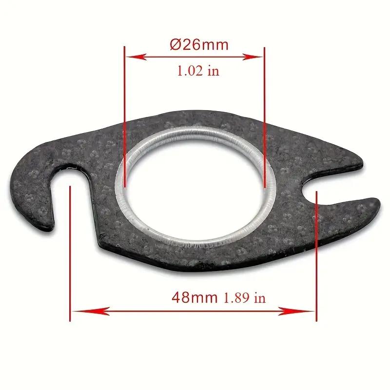 Motorcycle Exhaust Leak Repair Kit For Yamaha/Apulia 50cc Racing Gasket And Pin Set Exhaust Pipe Gasket Screw Double Punch
