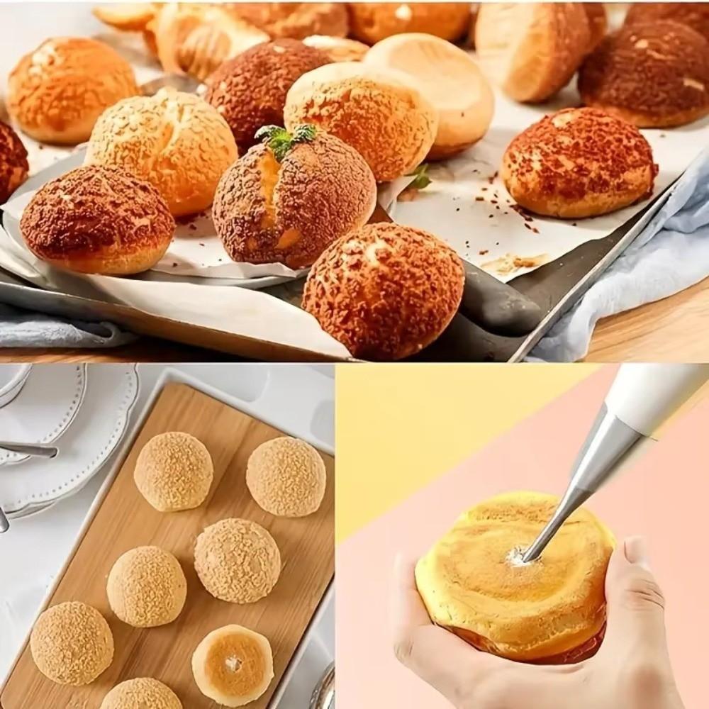Stainless Steel Puff Pastry Nozzle Cake Decorating Cream Icing Nozzle  Cookie Cream