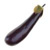 2pcs Lightweight Foam Eggplants Artificial Eggplants Simulated Vegetable Simulation Aubergines Accessory Home Decor