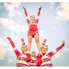 74pcs Cheerleader Gifts Bulk for Team – Cheer Bracelets for Party Favors, Girls Accessories, Goodie Bag Stuffers, Cheerleading Supplies