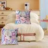 Anime Kangel Kissenkissenbezug Kissenbezug Wohnzimmer Sofa Heimdekor Kundenspezifisch