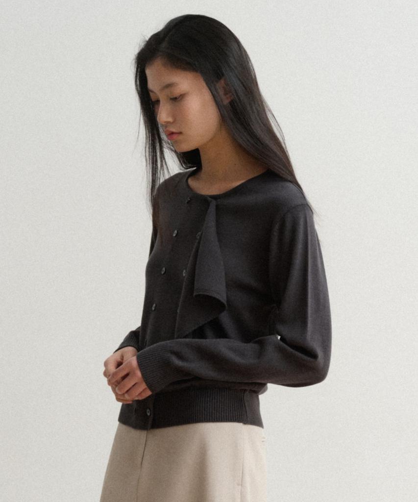 TOWAV Chell Drape Knit_Charcoal
