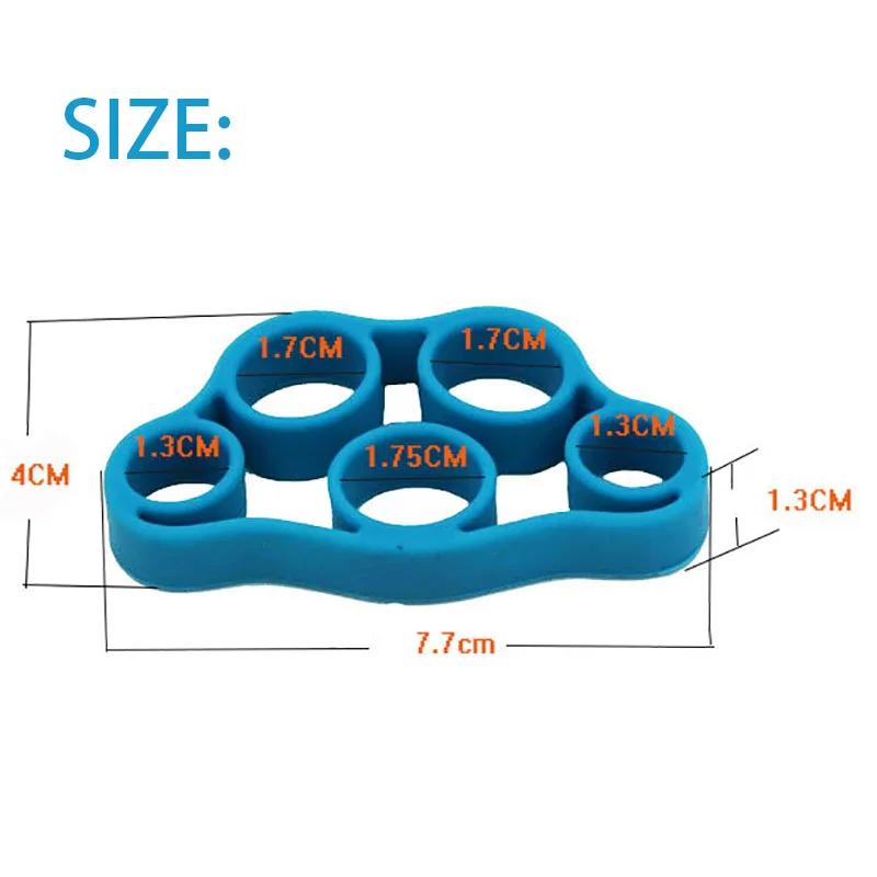Hand Gripper Silicone Finger Expander Exercise Hand Grip Wrist Strength Trainer Finger Exerciser Resistance Bands Fitness
