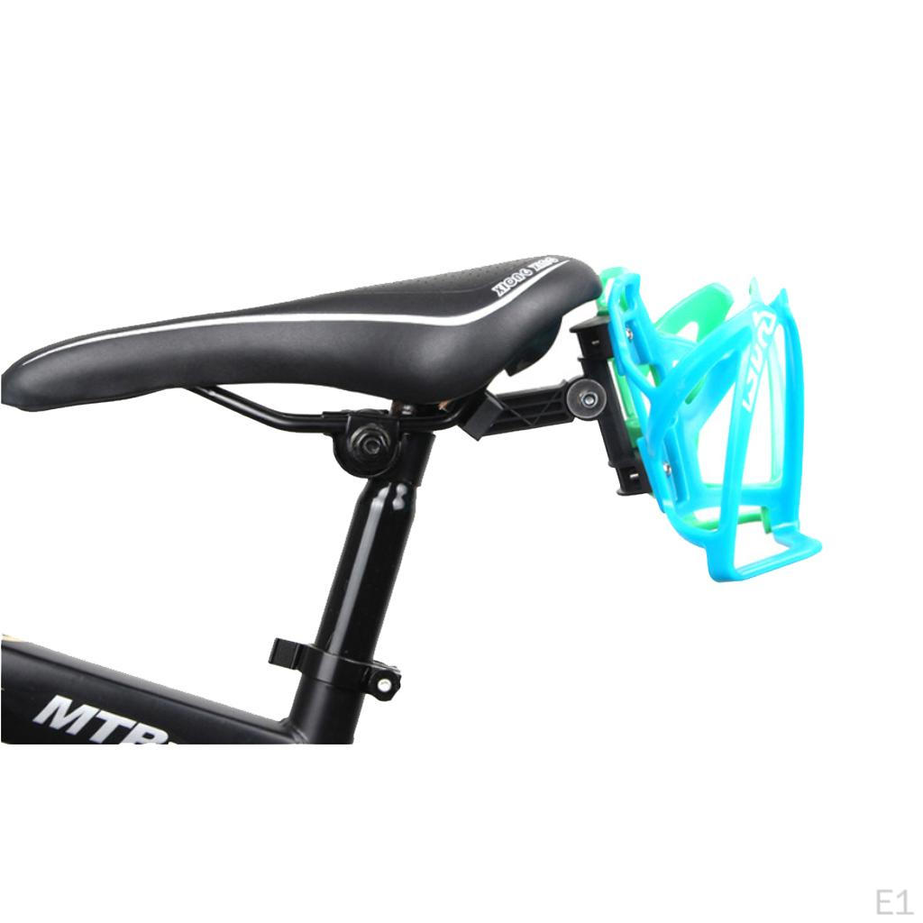 Bottle Cage Double Seat Bracket Holder Behind Rear