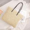 Yogodlns Summer Hot Straw Bag For Women Large Capacity Shoulder Bag Braided Woven Handbags Travel Seaside Beach Bag Basket Bolsa