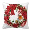 Christmas Theme  Atmosphere Printed Pattern Cushion Cover Home Living Room Sofa Decorative Pillow   45x45cm
