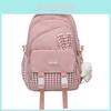 Unisex Harajuku Girl Backpack With Nylon Material And Large Capacity For Daily School Use