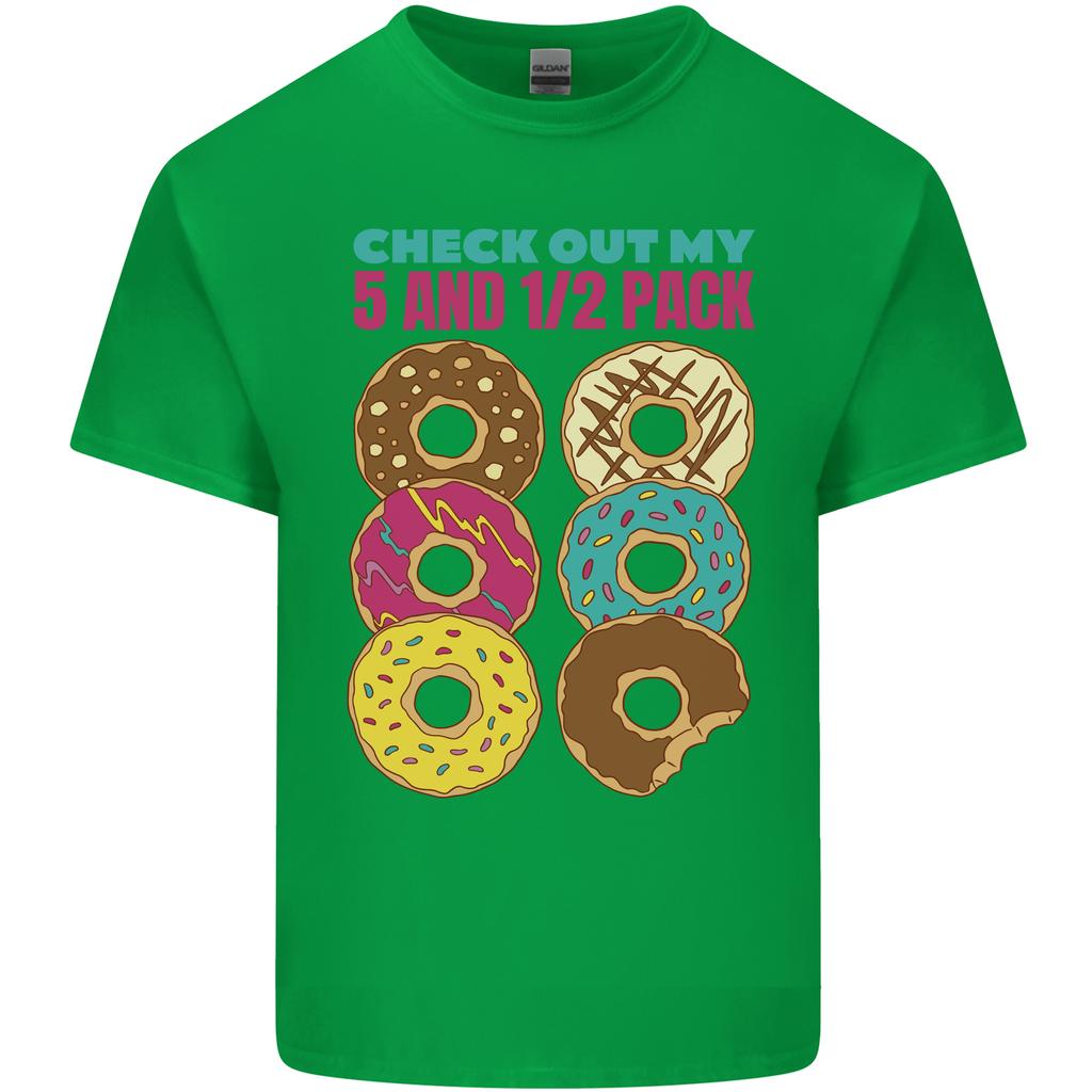 Funny Donut Check Out My 5 12 Pack Food Gym Unisexs Light Cotton TShirt