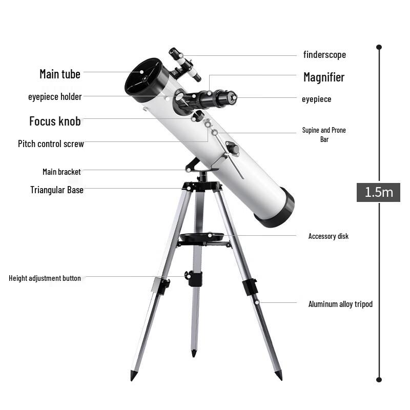 High-Definition Astronomical Telescope for Kids & Students