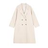 Autumn and Winter Women's New Woolen Long Coat