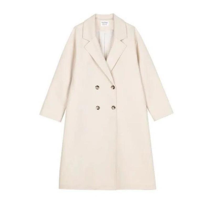 Autumn and Winter Women's New Woolen Long Coat