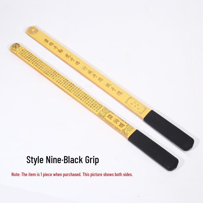 Dual-Use Bamboo Ruler & Massage Stick - Creative Fitness & Cultural Gift
