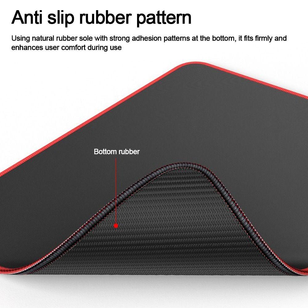 Black Mouse Pad Large Size Desk Mat New Mousepad  Office