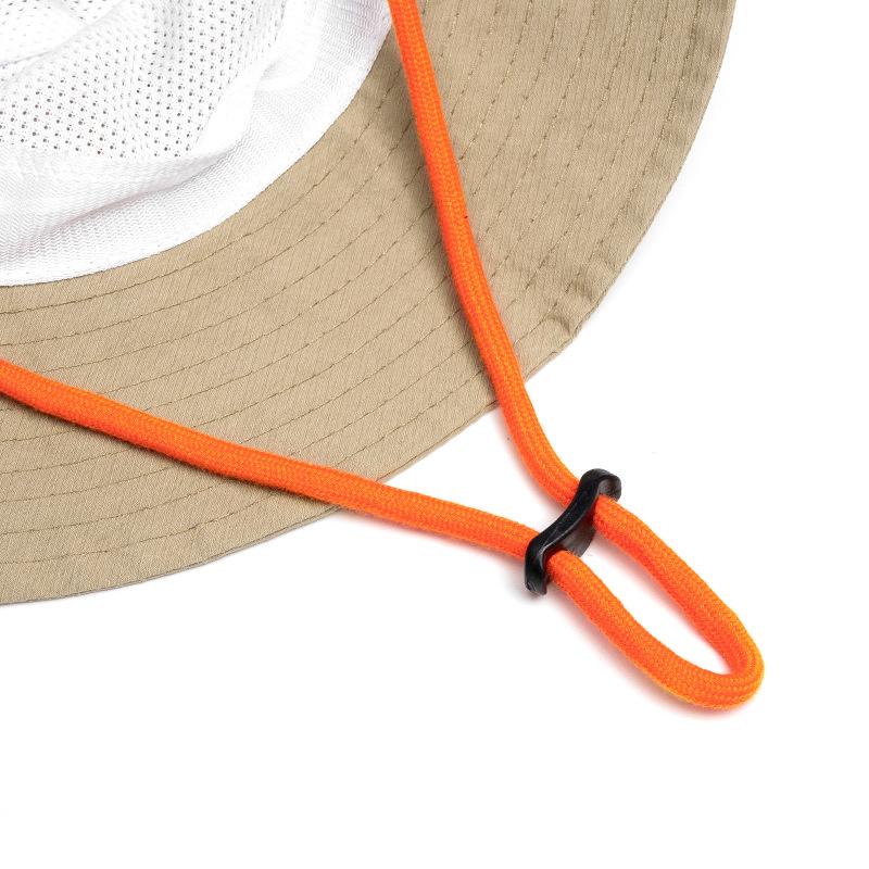Summer Sunshade Sunscreen Hat Men's Mountaineering Camping Hat Foldable Large Eaves Quick-drying Fisherman Basin Hat Outdoor UV Protection