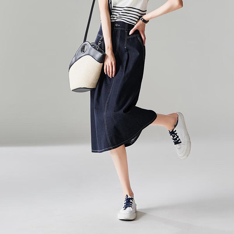 SOFSIL Women s A-Line Denim Skirt XXL