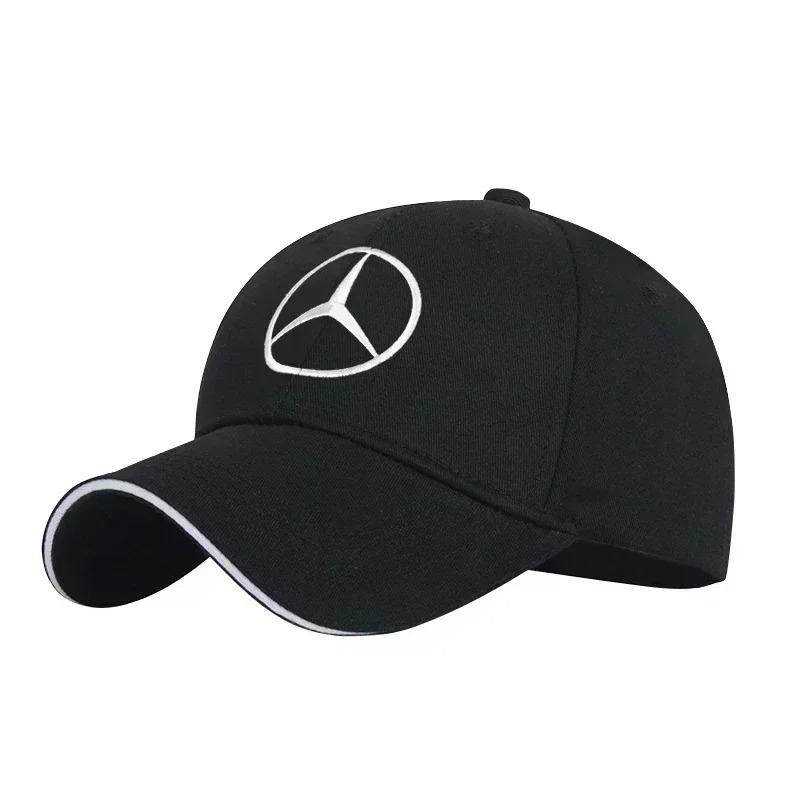 Car Duck Tongue Cap For Mercedes benz 3D Hat Car MOTO GP Racing F1 Baseball Cap Hat Adjustable Casual Trucket Hat hip hop NU8