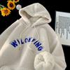 Sweatshirt for Women Cotton Oversize Hooded Fleece Thickened Loose Round Neck Casual Pullover Long Sleeve Top Sweatshirt