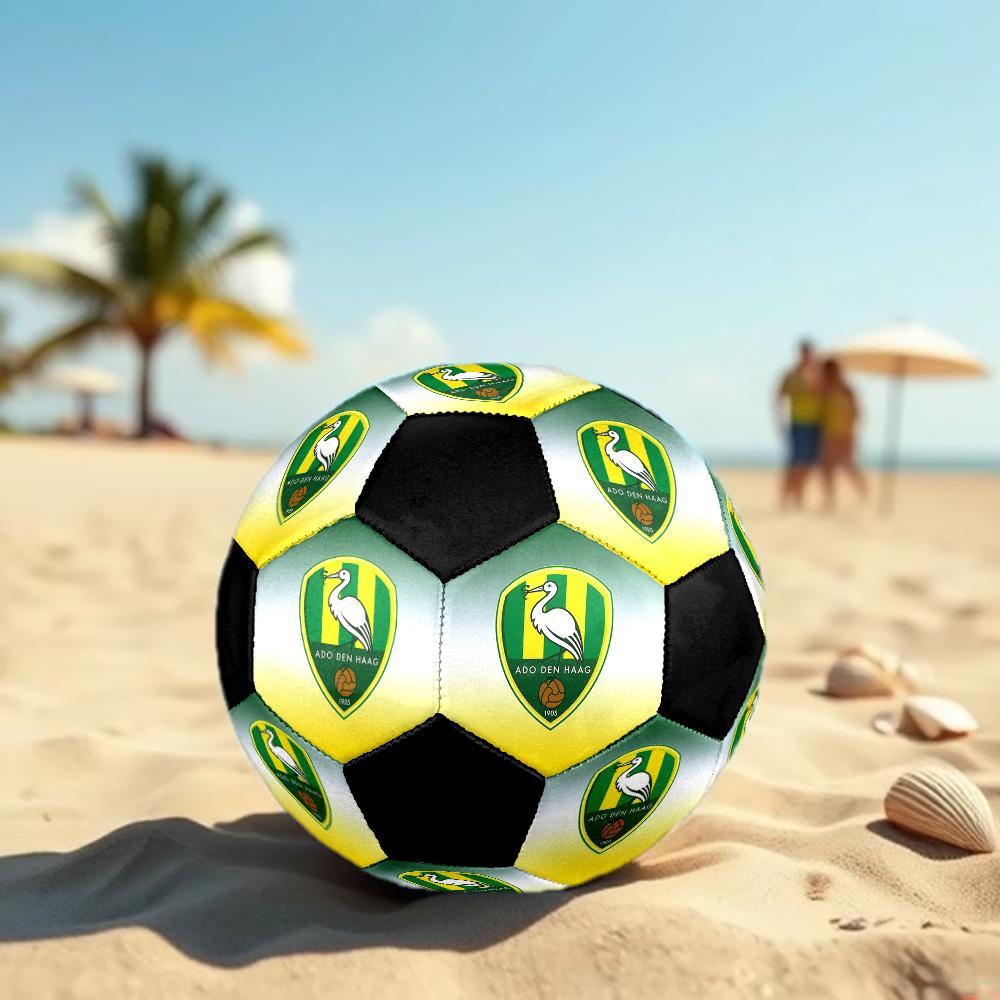 ADO Den Haag Soccer Ball Colorful All Ages Machine Stitched PVC Competition Ready Durable High-Bounce.SIZE5